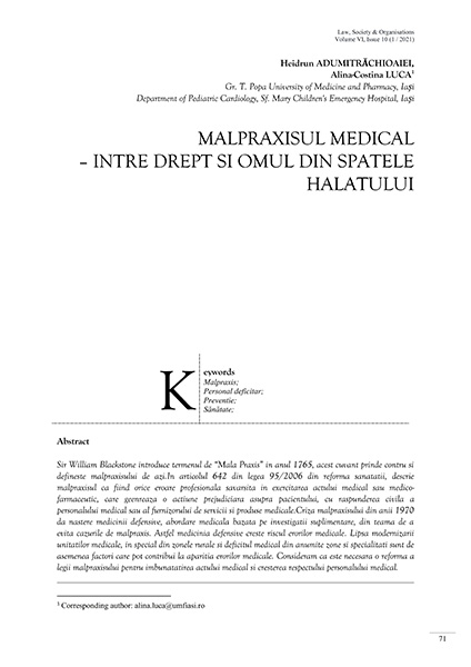 Volume VI, Law, Society & Organisations