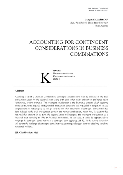 Volume II, Law, Society & Organisations