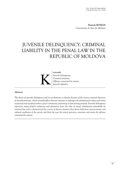 Volume III, Law, Society & Organisations